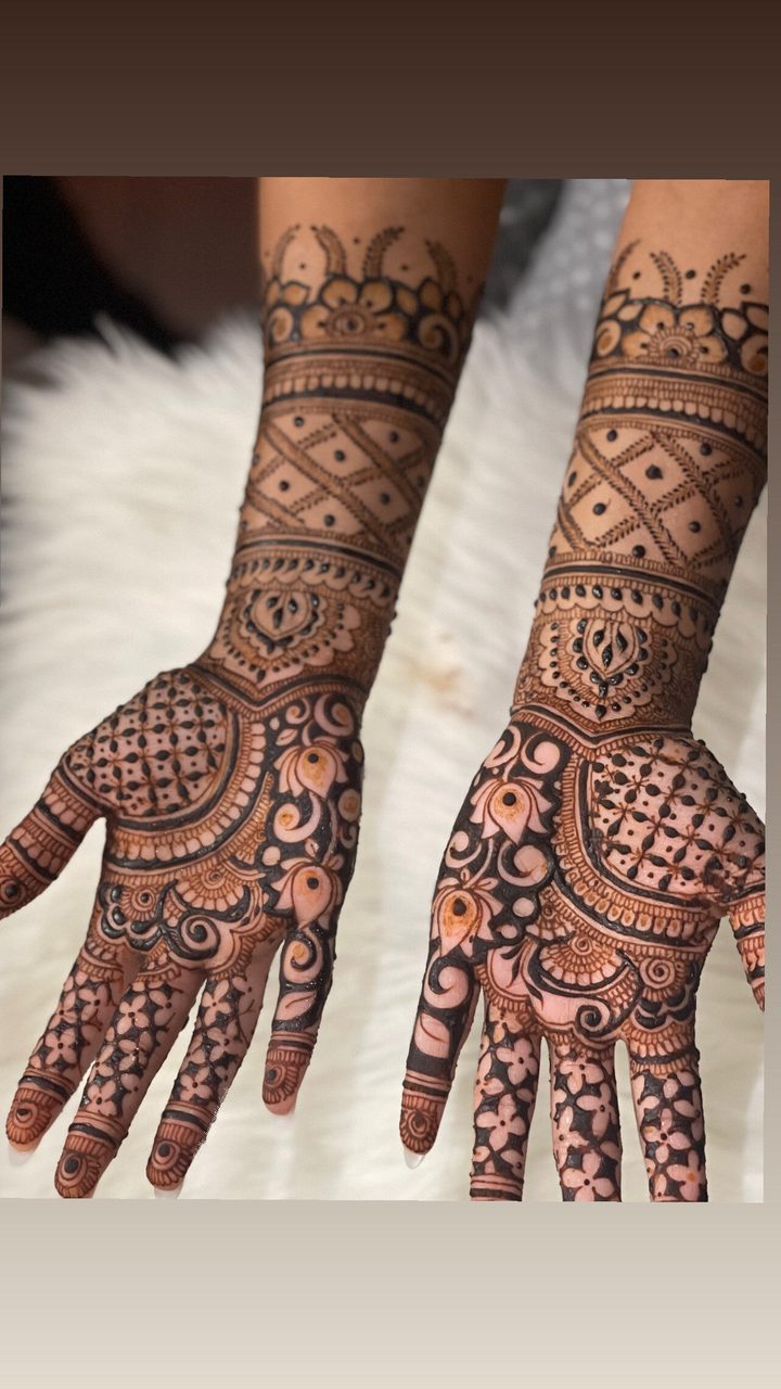 Festival henna design by Rimple