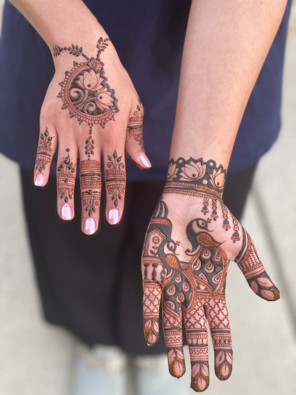 Engagement henna design by Rimple
