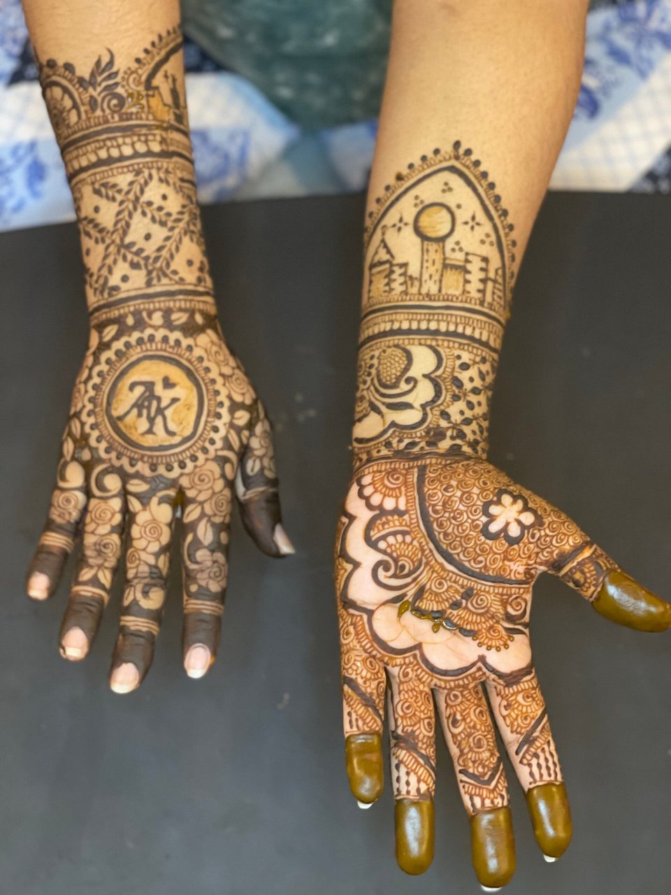 Bridal henna design by Rimple
