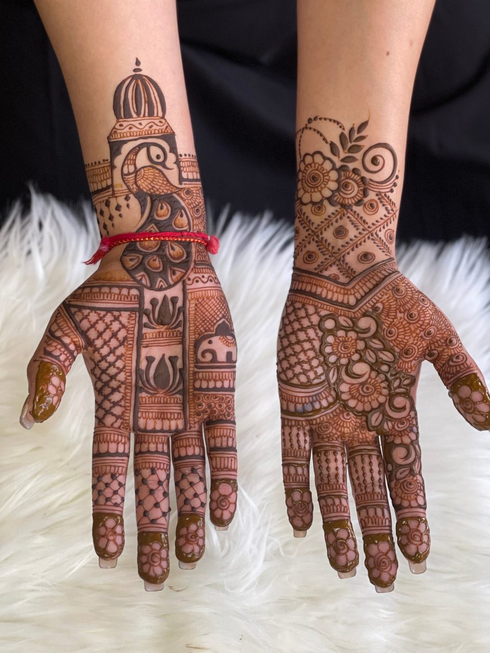 Traditional henna design by Rimple