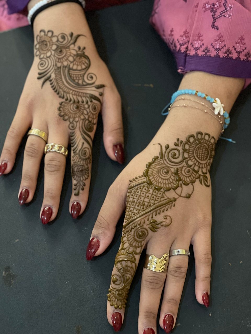 Modern henna design by Rimple